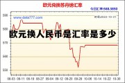 欧元和人民币的汇率是多少现在，欧元换人民币是汇率是多少