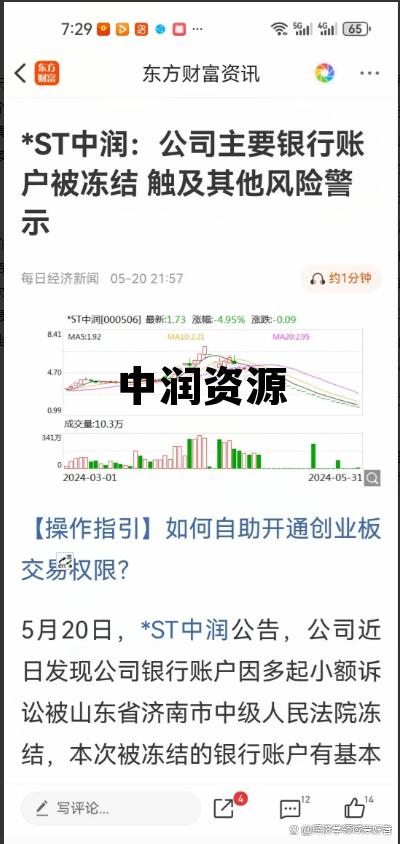 中润资源是做什么的，中润资源